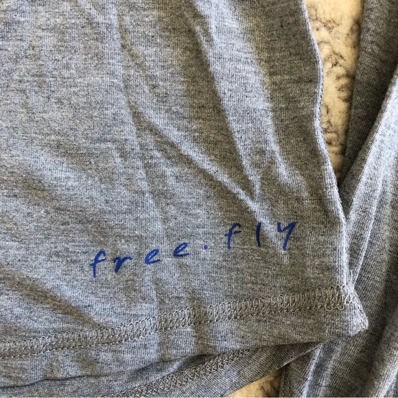 Free Fly Apparel Bamboo Gray long sleeve shirt with thumbholes - Picture 4 of 4